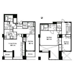 目黒駅 徒歩6分/3LDK/ 即入居可/タワーション/仲介手数料相談/礼金:なし