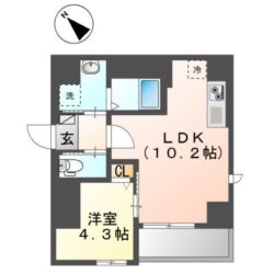 月島駅 徒歩2分 1LDK 礼金・仲介手数料・ インターネット無料