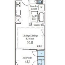 新築タワーマンション 月島徒歩5分 １LDK 礼金:仲介手数料 なし フリーレント１か月 小型犬または猫１匹まで可